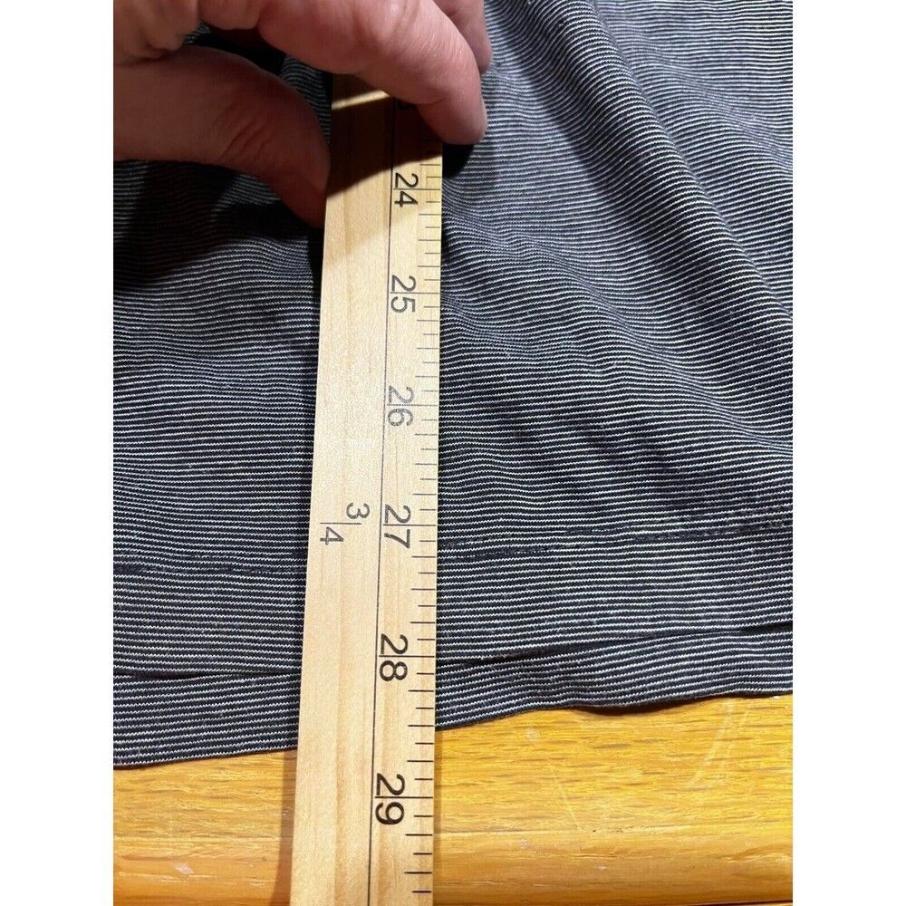 Perry Ellis America Shirt Mens Size XL Gray Long Sleeve 1/4 Button Preppy Casual - Picture 6 of 6